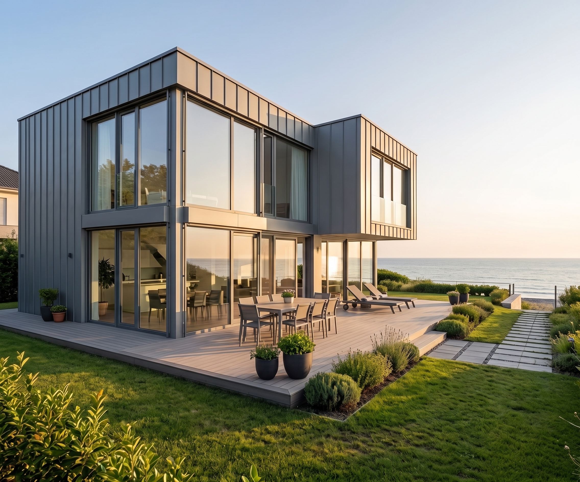 160 m² (4+1) Ultra Lüks Hafif Çelik Villa